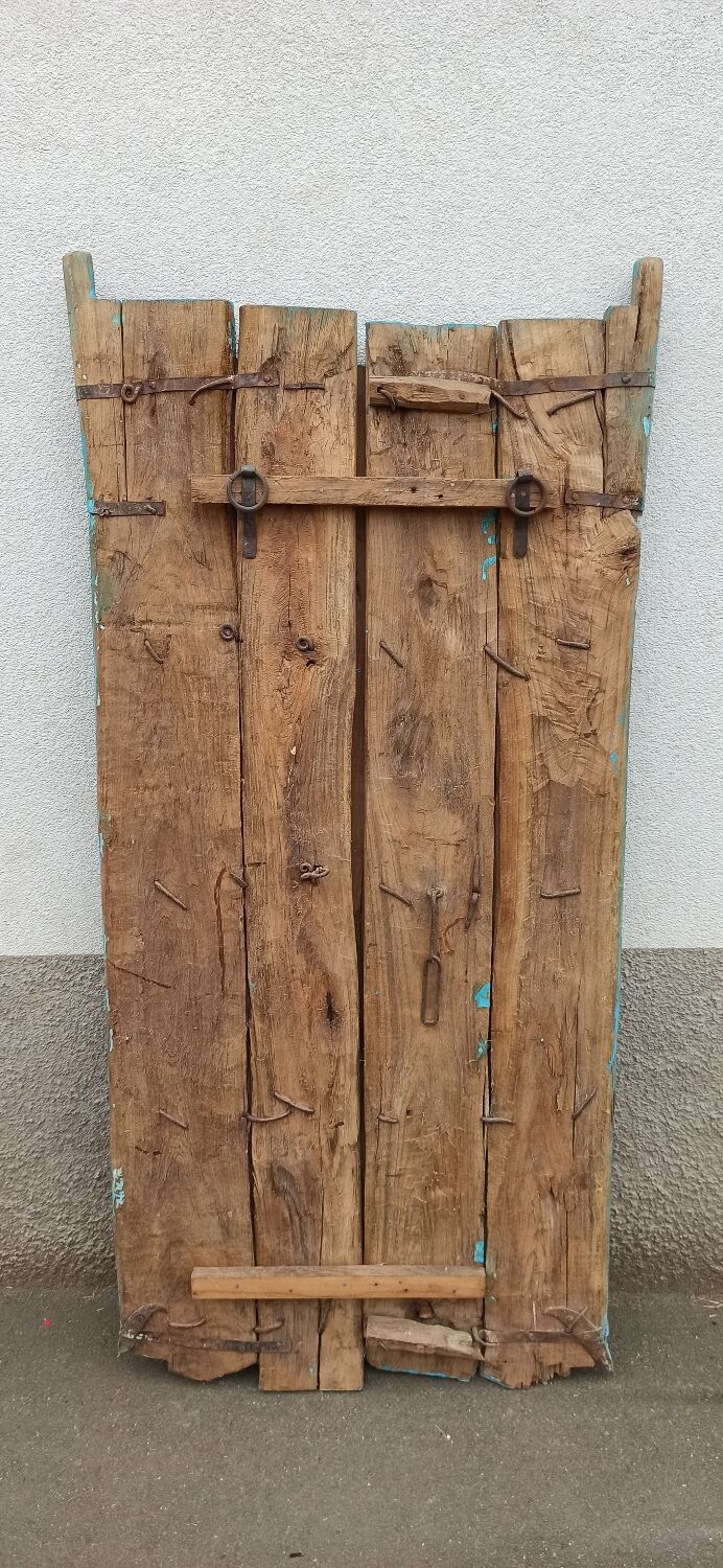 Old wooden door