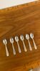6 vintage silver plated small spoons from the 1960s