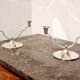 Candle holders by DANA DFA, Denmark, Midcentury / Scandinavian Modern