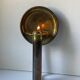 Vintage brass Scandinavian Art Deco wall candle holder sconce