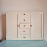 White antique medicine cabinet