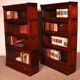 Pair of Globe Wernicke mahogany bookcases circa 1900