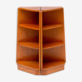 Paire de bibliothèque scandinave en teck 1960