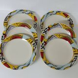 Set of 80's plates