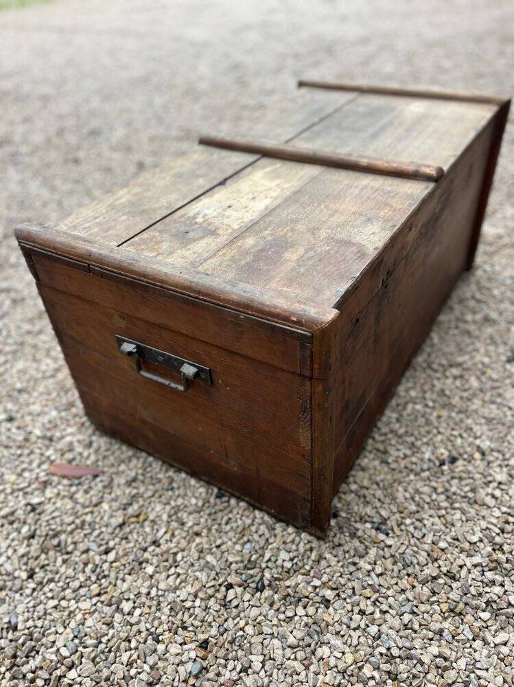 Old wooden trunk