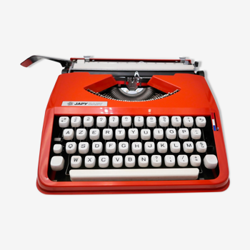 Typewriter Japy Baby Cursive (Hermes Baby) red revised ribbon new