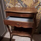 Side desk, Creative leisure table in varnished blond wood 1920