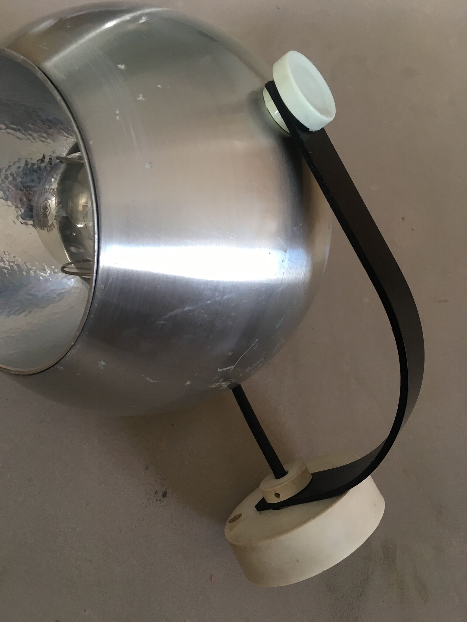 Wall light Erco Eye ball vintage