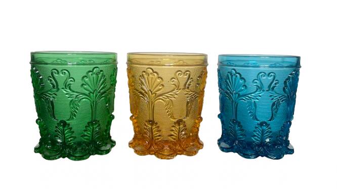Verres Goblets Saint Louis Creusot - Blue / Rocaille / Glass