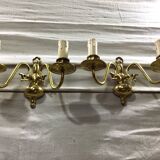 Pair of appliques 2 bronze lights in Dutch style