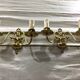Pair of appliques 2 bronze lights in Dutch style