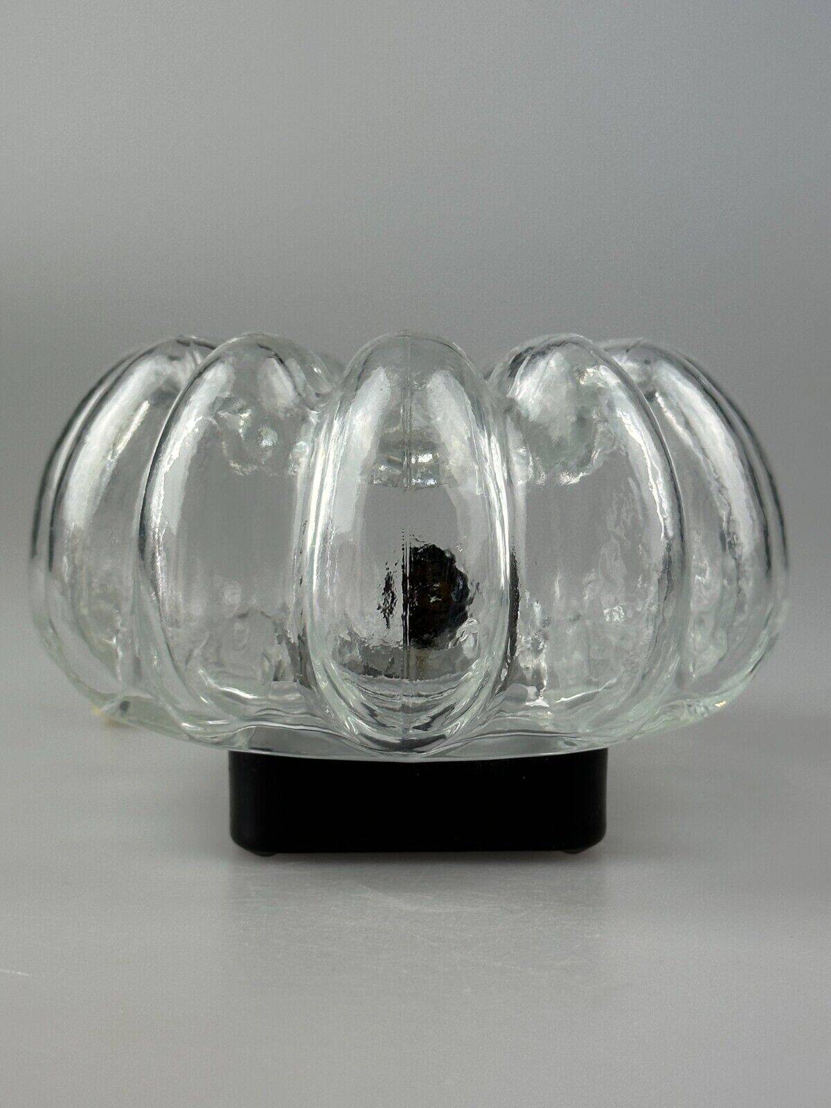 60s 70s wall lamp made of glass & metal bubble wall sconce space age design