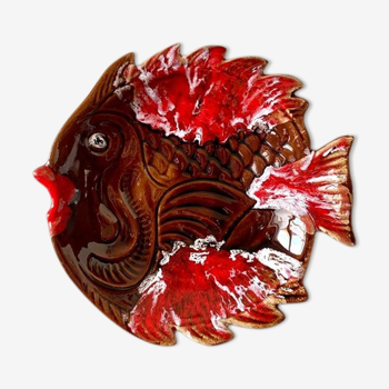 Coupelle poisson en céramique émaillée