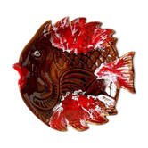 Coupelle poisson en céramique émaillée