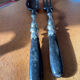Ebony salad cutlery