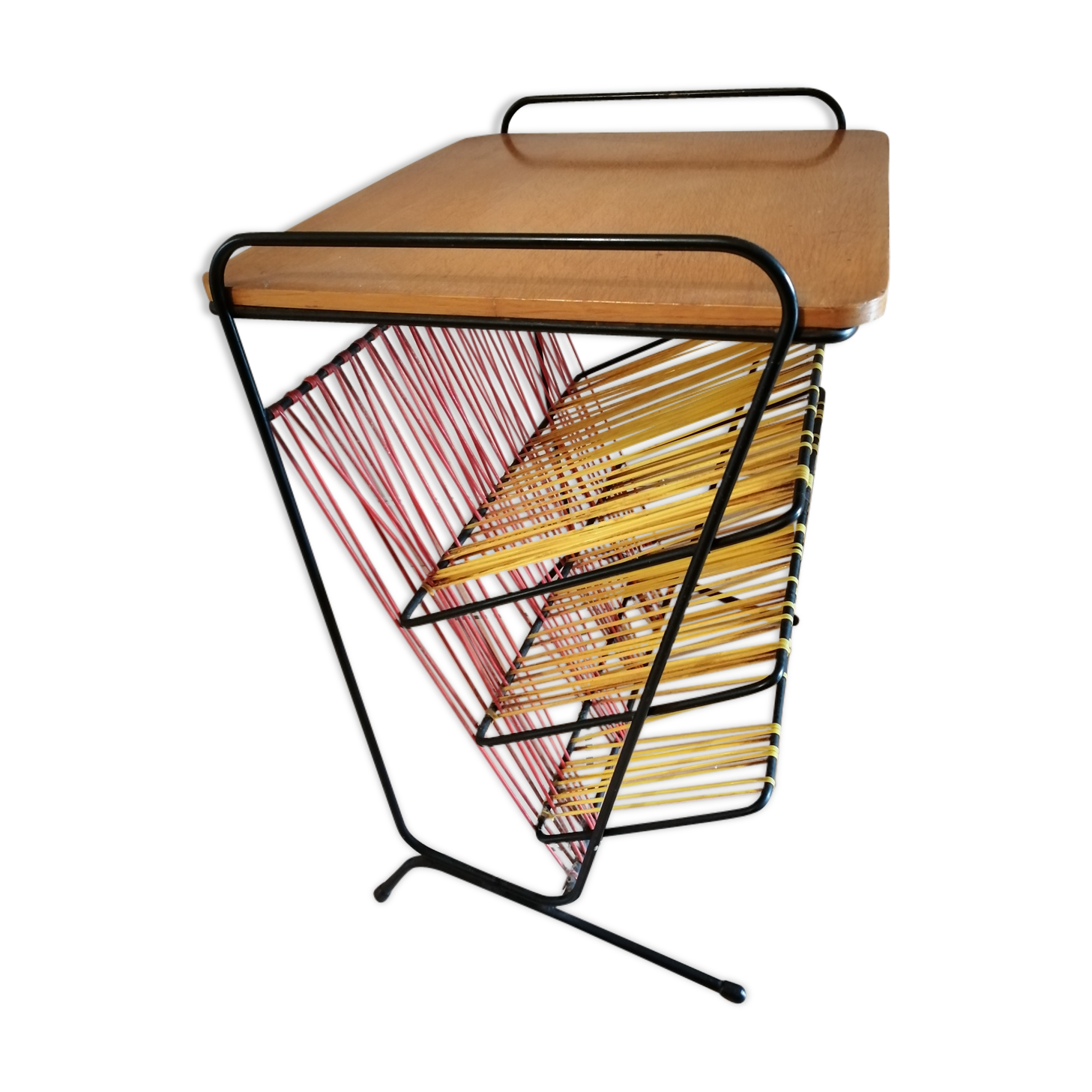 scoubidou vintage side table