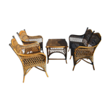Vintage  in rattan and wicker