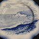 Sarreguemines earthenware plate with Marine decor late 19th century early 20th century