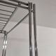 Balton vintage shelf from the 1980s in chrome metal – 215 cm