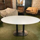 Oval dining table
