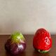 Salt and pepper eggplant strawberry