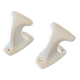 2 old porcelain coat hooks