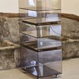 Bibliothèque étagère modulaire plexiglass