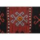 1970s Turkish Oushak Handmade Wool Cotton Red Runner Rug 65x229