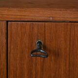 Vintage bookcase with storage compartment