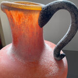 Vintage Scavo jug vase in Murano glass