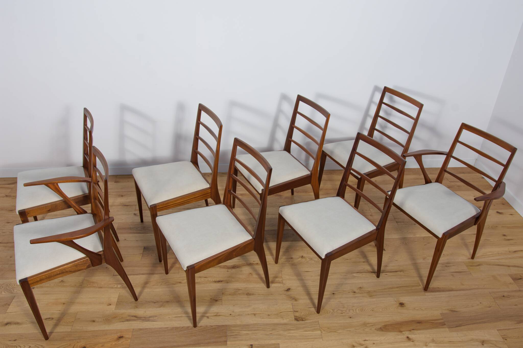 McIntosh Mid-Century Dining Chairs, 1960s, Set of 8