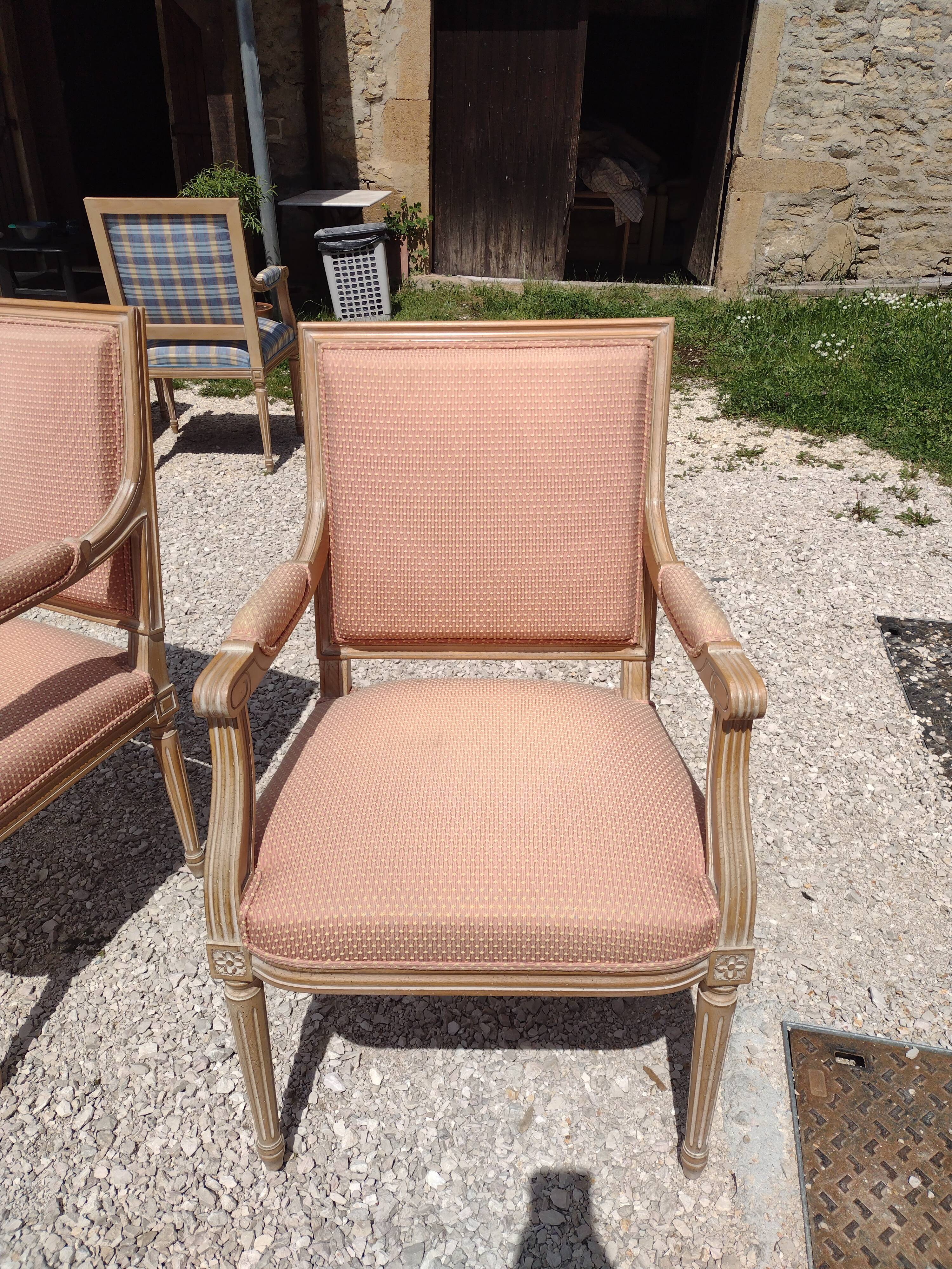 Louis XVI style armchair