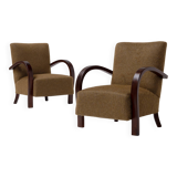 Pair of Art Deco Armchairs, France 1940s