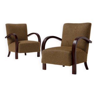 Paire de fauteuils Art déco, France, années 1940