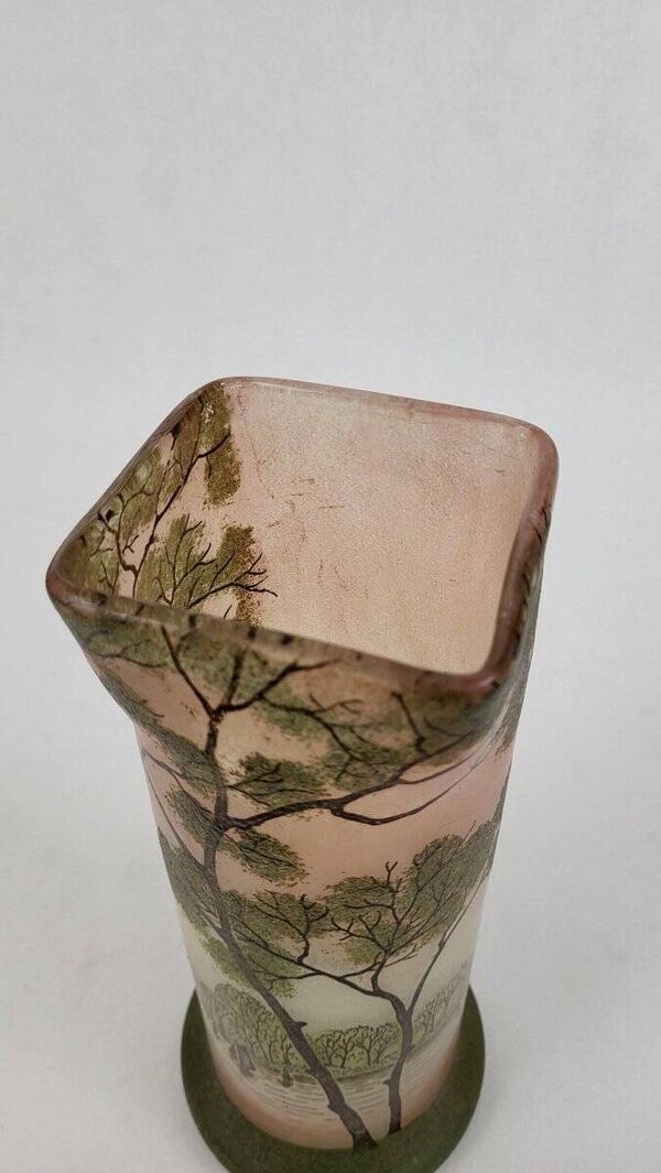 Vase Legras en Verre Émaillé, 1900s