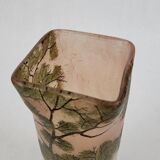 Legras Enameled Glass Vase, 1900s