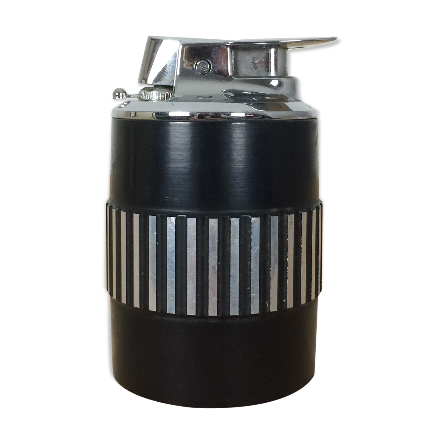 Ronson space age aluminum table lighter 70