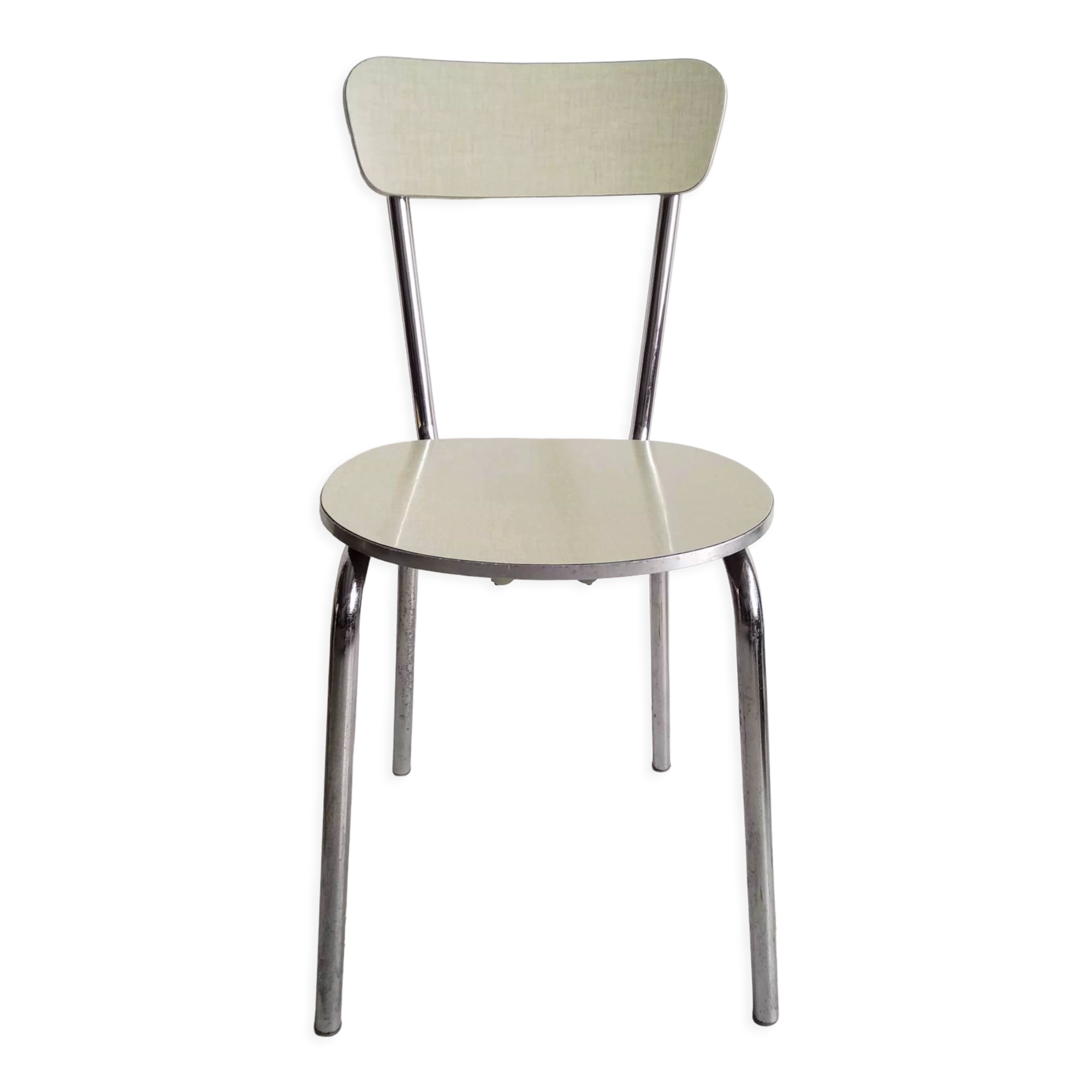Light green formica chair 60s