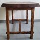 Vintage brutalist oak table 1970