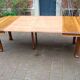 Art Nouveau extendable table in walnut from the 1900s, Nancy school.