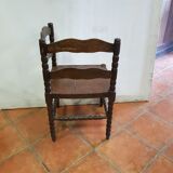 Fireplace corner armchair