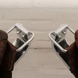 2 x vintage armchair | Falcon | Sigurd Ressell | Leather