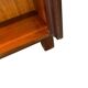 Vintage wooden shallow shelf/display case/bookcase