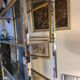 Etagere vintage chrome et laiton