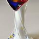 Jack in the Pulpit/Murano Soliflore Vase. Blown glass. Height 19 cm