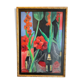 Korean artist painting