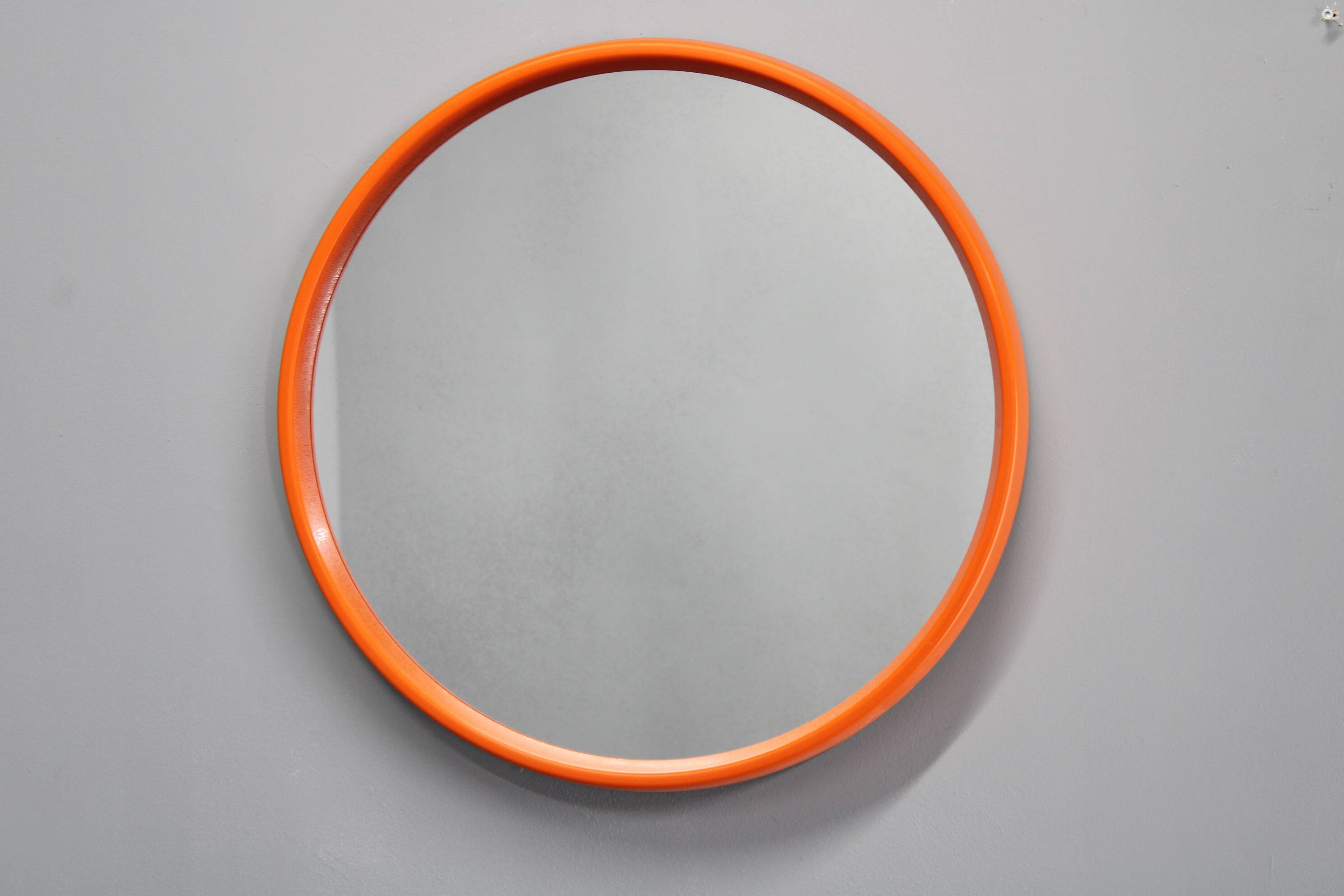 1970s Round Mirror, Italy
