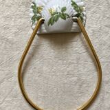 Old napkin holder in shell porcelain