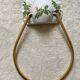 Old napkin holder in shell porcelain