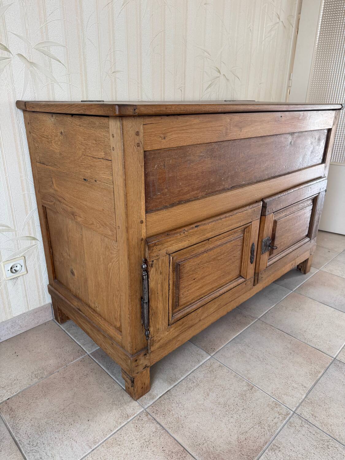 19th century solid wood box